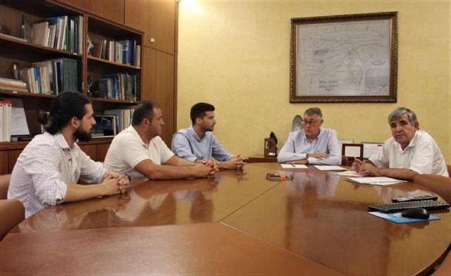 El presidente de la CHS se reúne con el alcalde de Alguazas