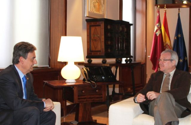El Alcalde de Alguazas se reúne con el Presidente Valcárcel