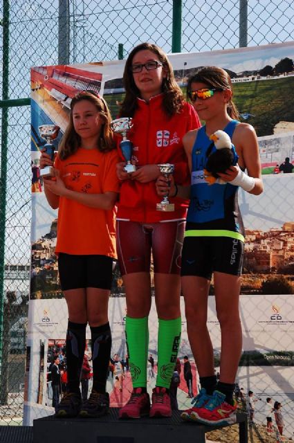 La alguaceña Natalia Hidalgo se proclama subcampeona infantil en el III Duatlón 'Ciudad de Cehegín'