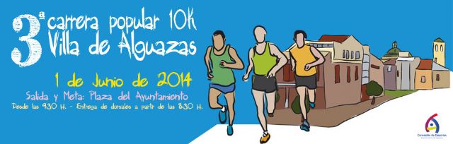 Camisetas gratuitas para los participantes en la III Carrera Popular 'Villa de Alguazas'