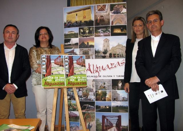 Turismo invita a descubrir el interior de la Región con una ruta de ocho kilómetros por Alguazas con motivo del Día de las Vías Verdes
