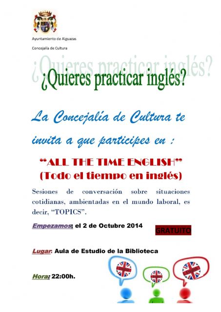 Alguazas se pone a hablar en inglés