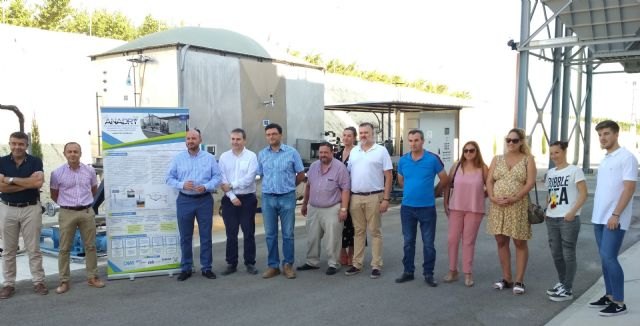 La depuradora de Alguazas proporciona a los regantes de la zona más de 1,2 hectómetros cúbicos de agua regenerada