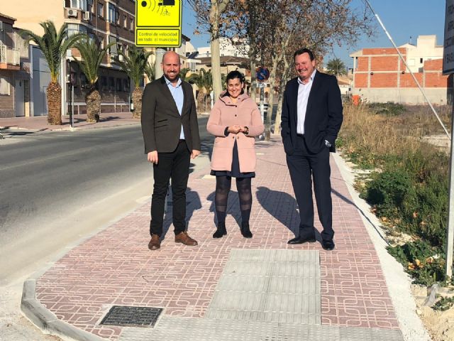 La remodelación del paseo que une Ceutí y Alguazas mejora la seguridad de los peatones
