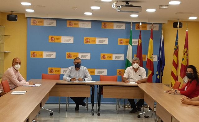 El Presidente de la CHS ha mantenido una reunión de trabajo con los Alcaldes de Alguazas y de Molina de Segura