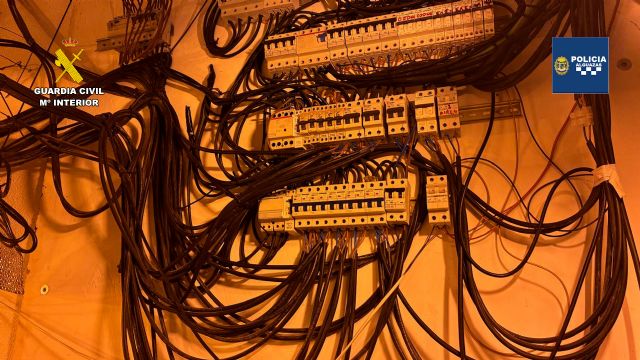 Desmantelada en Alguazas una vivienda utilizada como invernadero tipo indoor para el cultivo masivo de marihuana