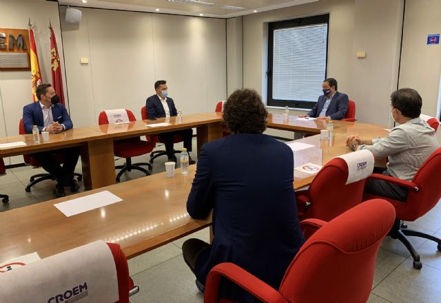 ASECOM lleva a CROEM sus reivindicaciones para cambiar el trazado de la salida a Alguazas del futuro Arco Noroeste