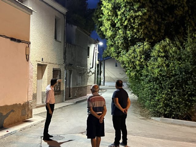 Ejecutada la propuesta ciudadana de instalación de más de ochenta luminarias LED en la pedanía del Paraje