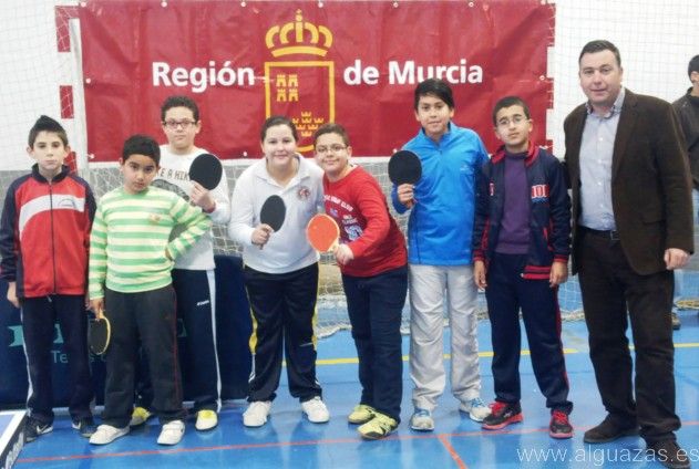 Campeonato Regional de Tenis de Mesa de Deporte Escolar en Alguazas