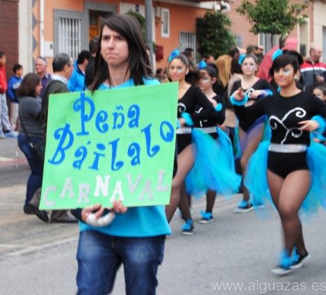 Las Peñas de Baile de Alguazas protagonizan el Carnaval 2014 de la localidad