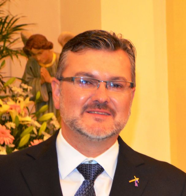 Fernando Pinar, expresidente de la Junta de Cofradías de Alguazas, pregonero de la Semana Santa 2015