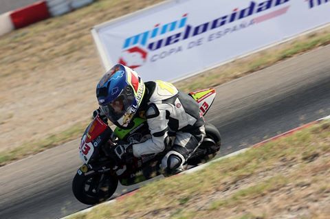 Álvaro García, una joven promesa del motociclismo en Alguazas