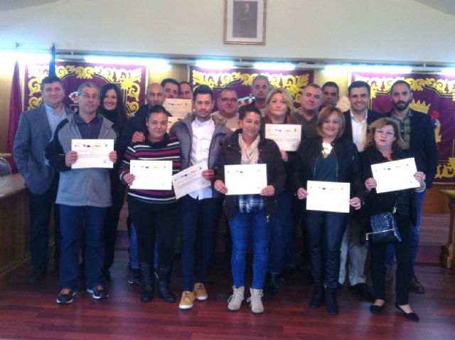 El SEF facilita la inserción laboral de de sempleados de Alguazas