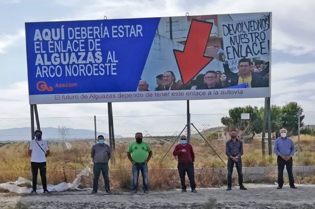 ASECOM y los empresarios de Alguazas siguen reclamando una solución para la salida al municipio del Arco del Noroeste