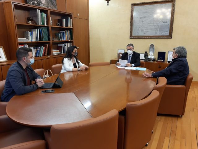 El Presidente de la CHS ha mantenido una reunión de trabajo con la Alcaldesa de Alguazas