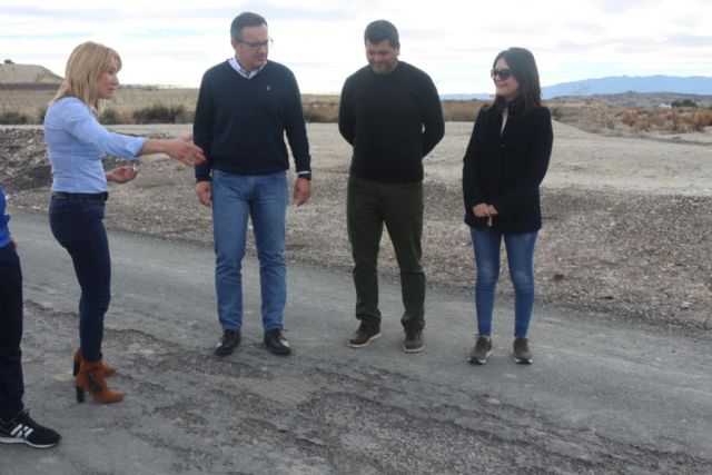 Diego Conesa se suma al clamor de los vecinos para el arreglo de la carretera que une Campos del Río con Alguazas