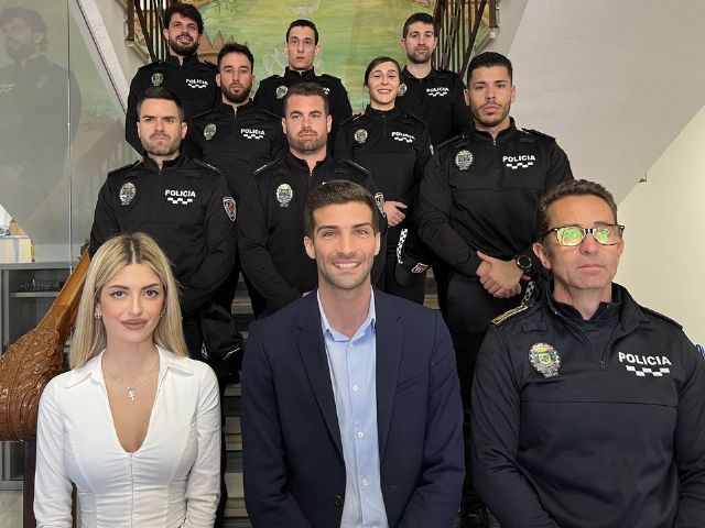Toman posesión en la Policía Local de Alguazas ocho nuevos agentes
