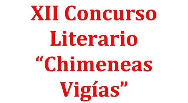 Bases XII Concurso Literario 'Chimeneas Vigías'