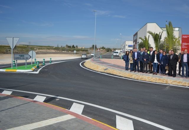Fomento concluye el primer tramo de la reforma integral de la carretera que une Alguazas y Campos del Río y licitará el segundo antes del verano