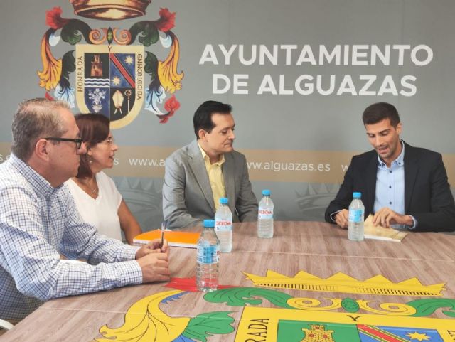 Pancorbo visita las obras del Arco Noroeste en Alguazas
