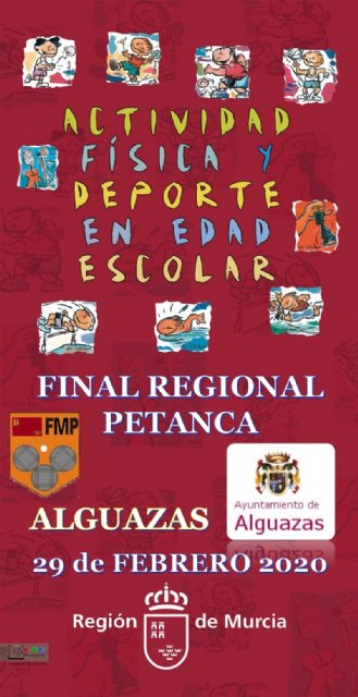 Alguazas acogerá mañana la Final Regional de Petanca de Deporte Escolar