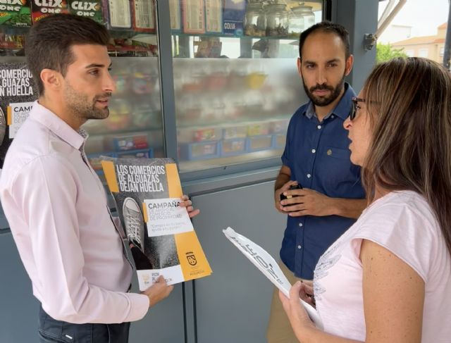 La Concejalía de Comercio presenta la campaña «los comercios de Alguazas dejan huella»