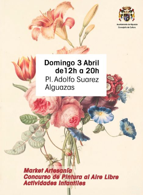 Alguazas celebra la primavera con un market, un concurso de pintura y juegos infantiles